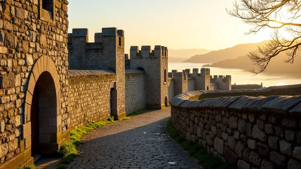Medieval stone walls of Fethard